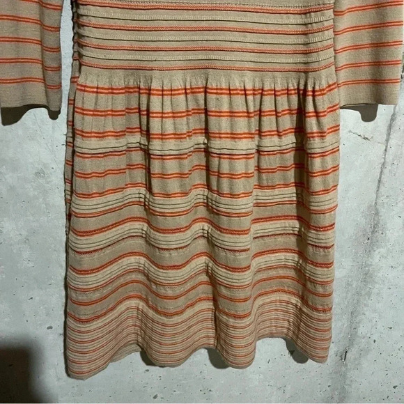 Anthropologie Knitted and Knotted Knit Elodie Striped Sweater Dress Scoop Neck - Picture 5 of 12